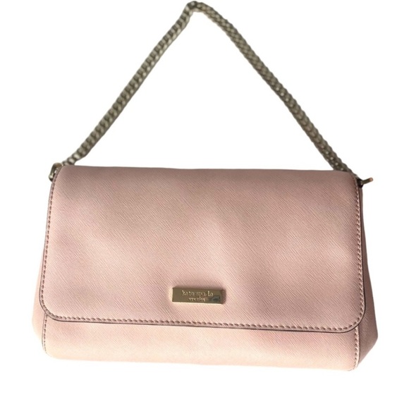 kate spade Handbags - Kate Spade Pink Blush gold hardware Shoulder Bag GUC